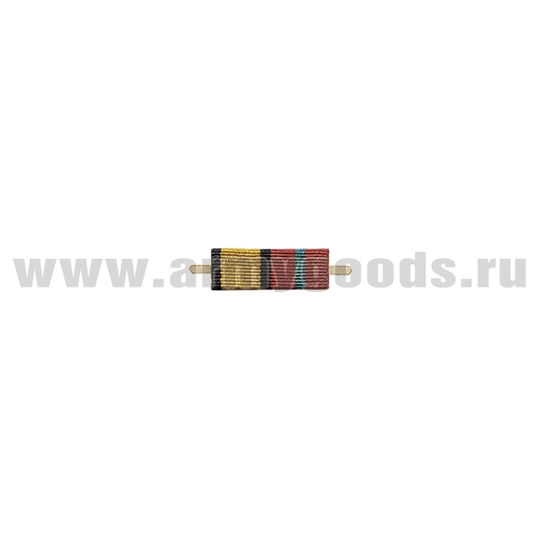 ВОП с лентой к медали За отличие в военной службе 1 ст (приказ №777 от 14 декабря 2017 г) (узкая)