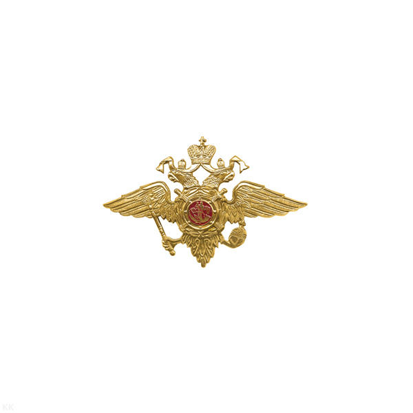Эмбл. на тулью мет. МВД бол.