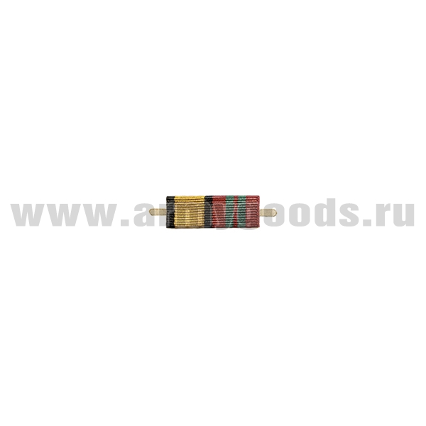 ВОП с лентой к медали За отличие в военной службе 2 ст (приказ №777 от 14 декабря 2017 г) (узкая)