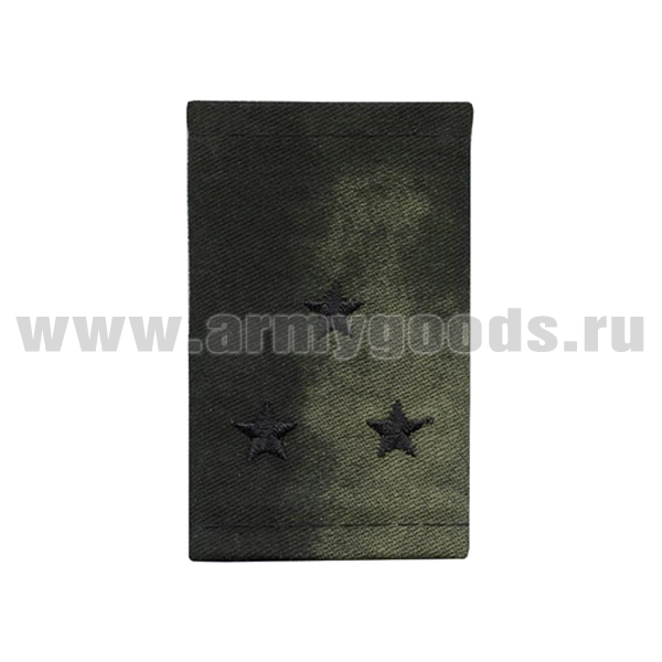 Ф/пог. Росгвардия СОБР (расцв. "Мох-3" (A-TACS FG)) вышит. черн. (ст. лейтенант)