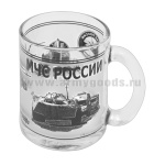 Кружка стекло (0,3 л) МЧС России (Предотвращение, спасение, помощь)