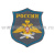 Шеврон вышит. на парад Россия ВВС (серый фон)