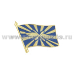 Значок мет. Флажок ВВС РФ (21 мм) на пимсе