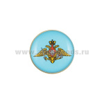 Значок мет. Орел ВДВ (мал., круглый, смола, на пимсе)