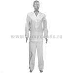 Костюм повара женский ГОСТ (куртка, брюки) бязь