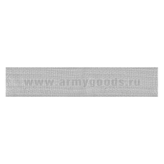 Галун металлизир. латунный (ширина 20 мм) серебро
