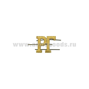 Буквы на погоны. мет. "РГ" зол.