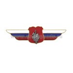 Значок мет. Должностной знак начальника главного управления, управления службы, организации, не входящих в структуру центрального аппарата МО