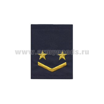 Ф/пог. Метрополитен (синие) вышит. желт. (1 лычка 2 звезды)
