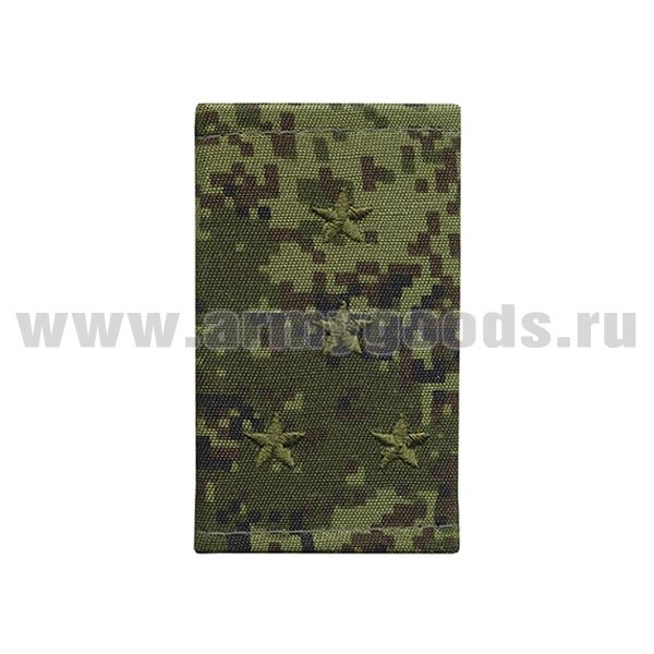 Ф/пог. "русская цифра" вышит. оливк. (капитан) на липучке (пластик)