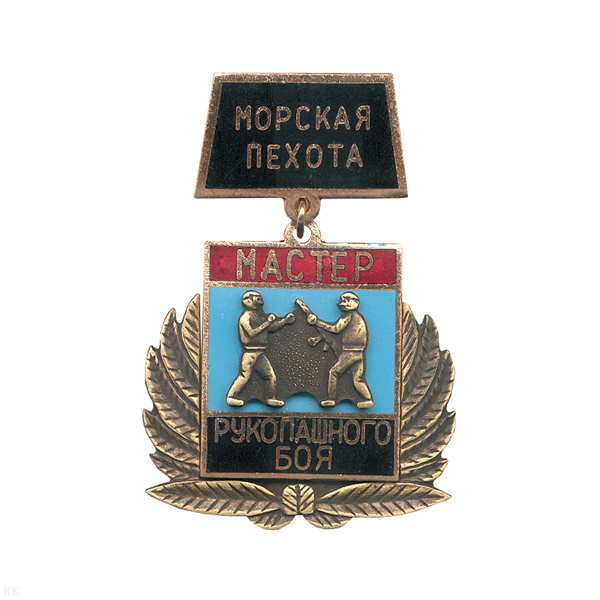 Медаль Мастер рукопашного боя (на планке - МП) гор.эм.