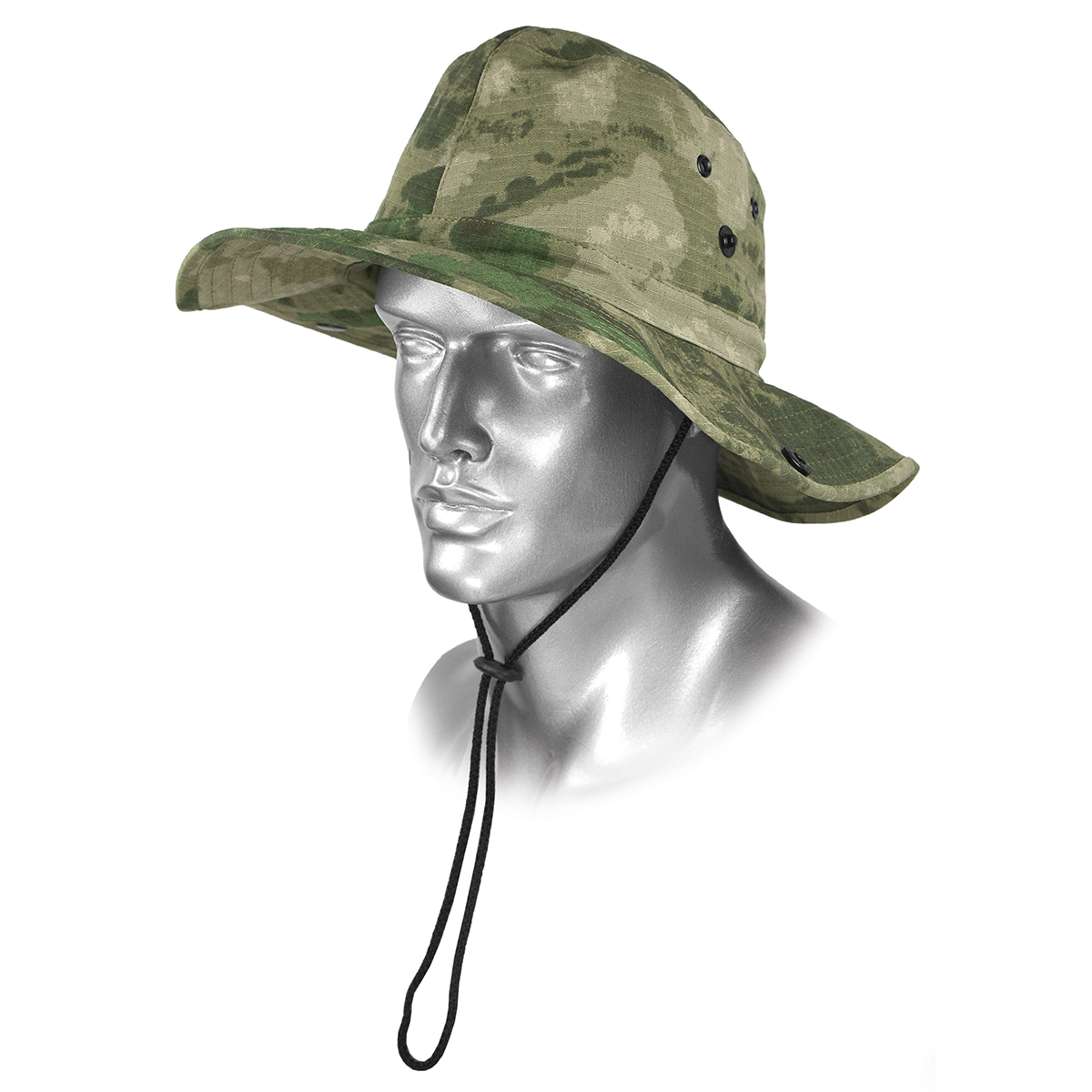 Панама простая "Мох" (A-TACS FG) ткань rip-stop