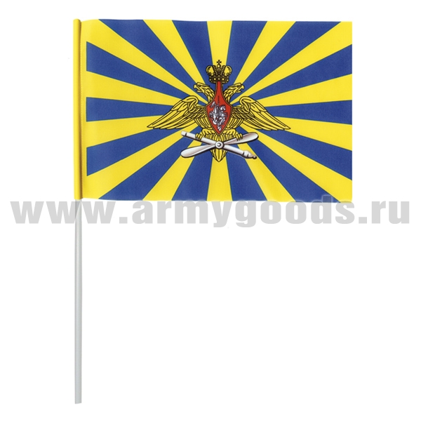 Флажок махат. (15х25 см) ВВС РФ (с орлом)