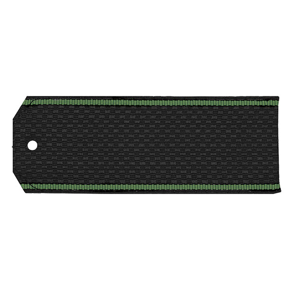 Погоны черн. зел. кант (на пластике)