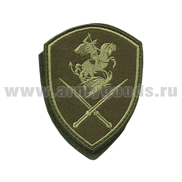 Шеврон вышит. Росгвардия Северо-Кавказский ВО (Управление) полевой на липучке
