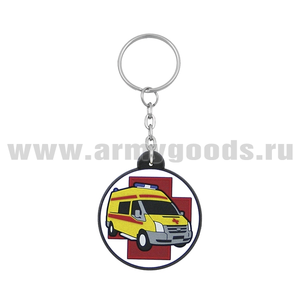 Брелок пластизол. Скорая помощь