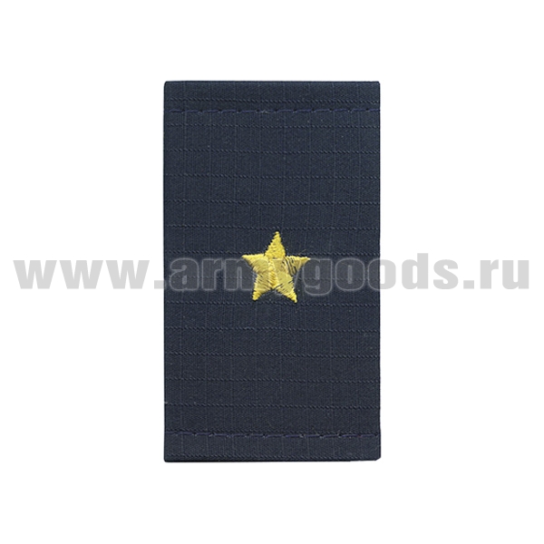 Ф/пог. Полиция темно-синие (ткань Rip-Stop) вышит. желт. (майор) на липучке (пластик)