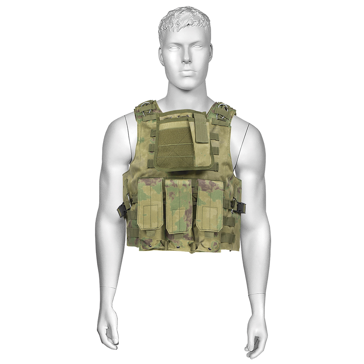 Жилет разгрузочный тактический Модель №5 "мох" (A-TACS FG)