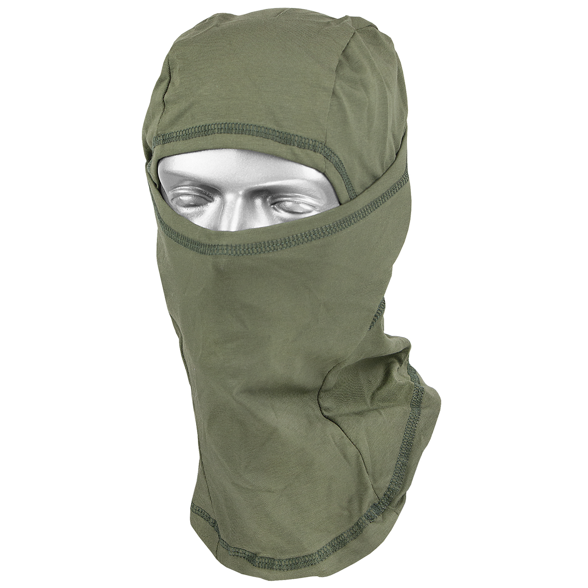Балаклава-трансформер оливковая (95% х/б, 5% лайкра)