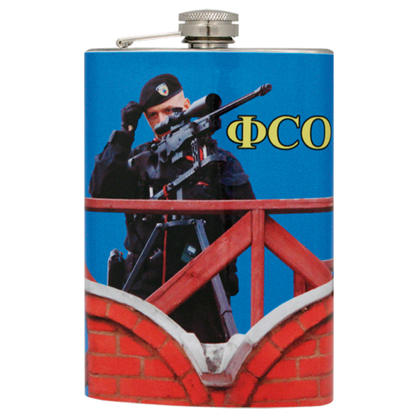 Фляга нерж/ст с цв.рис. ФСО