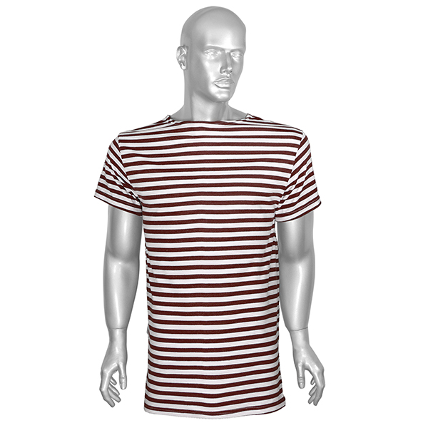 Футболка-тельняшка кулирка краповая