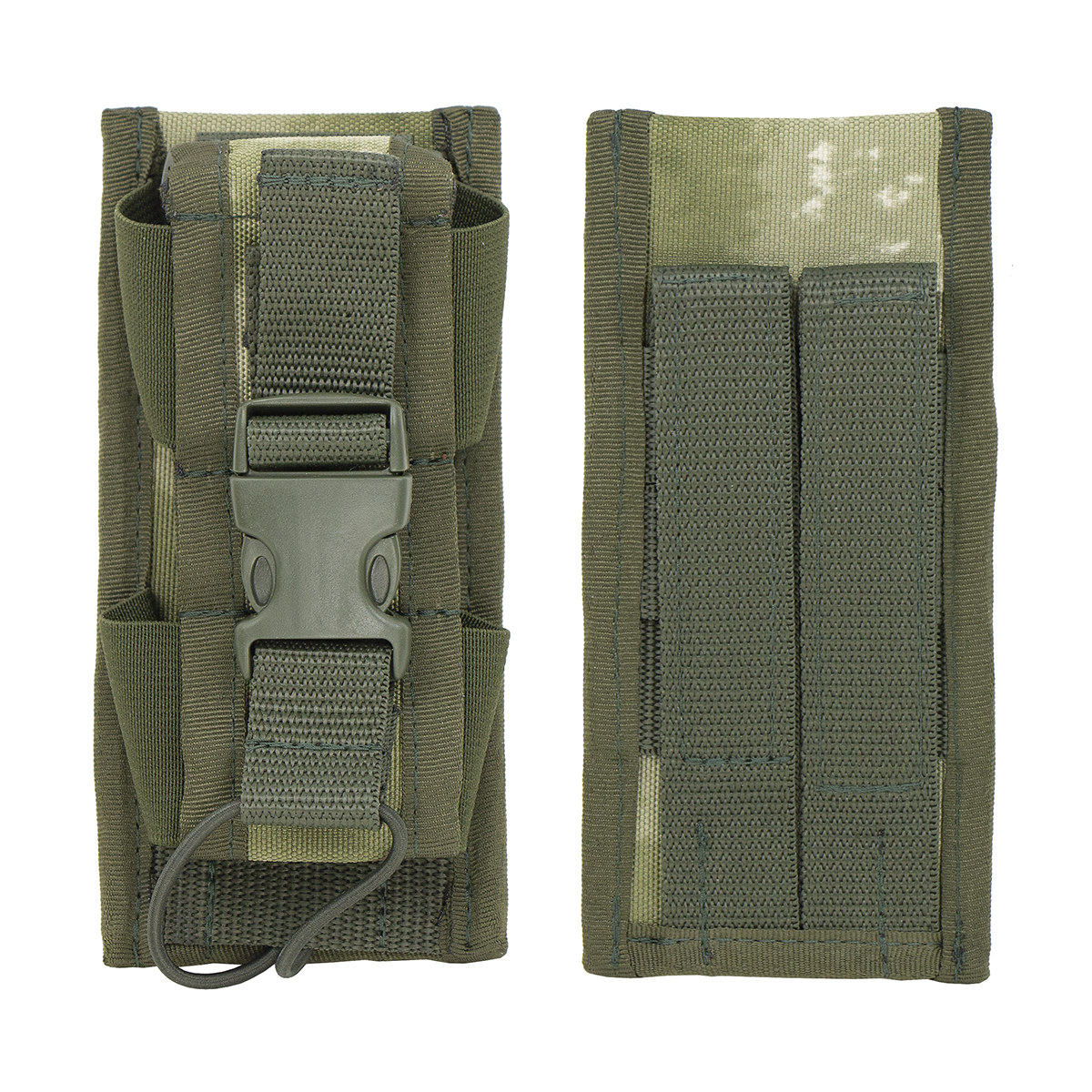 Подсумок под рацию "мох" (A-TACS FG) (с системой крепления "MOLLE")