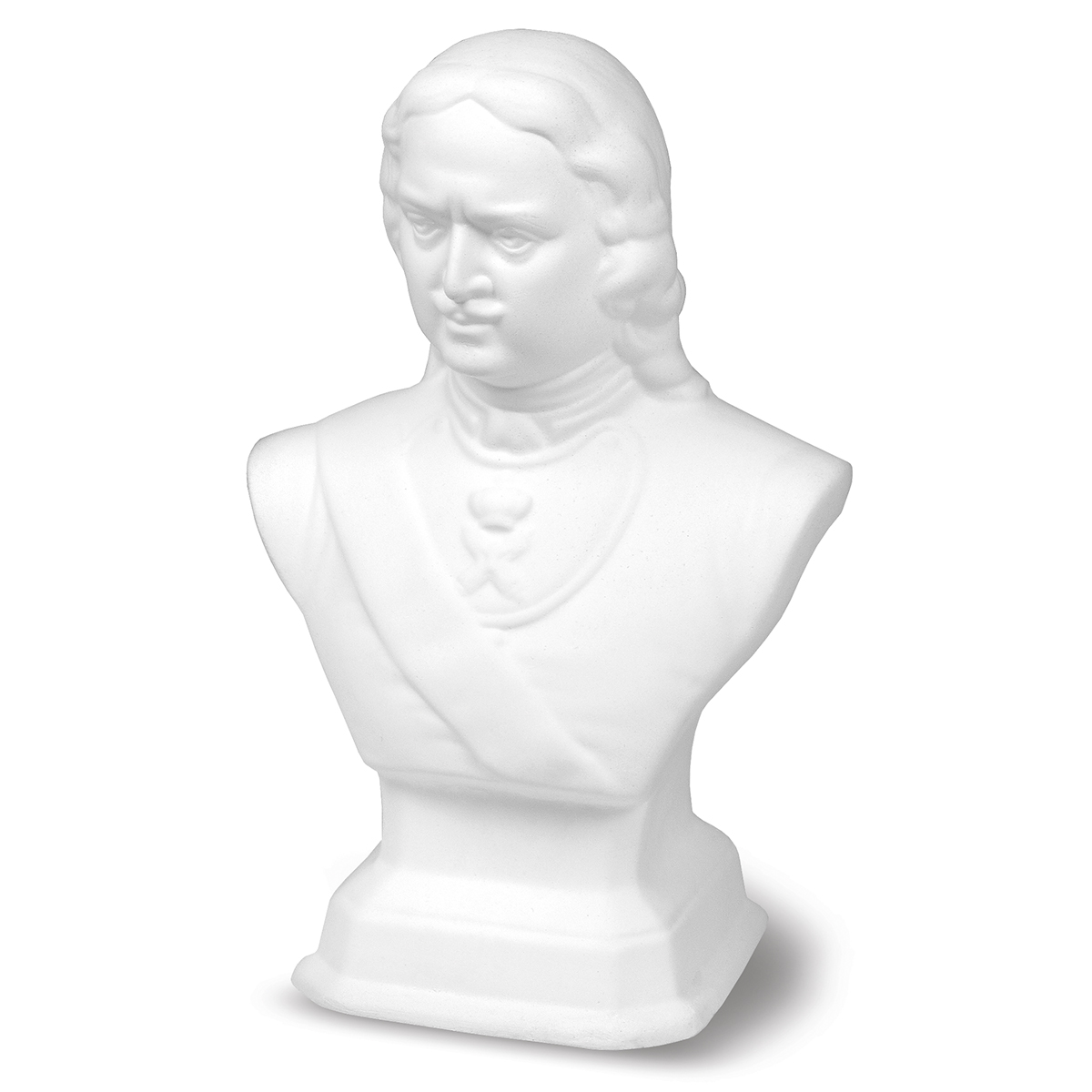 Бюст Петра I (гипс, высота 14 см) без треуголки