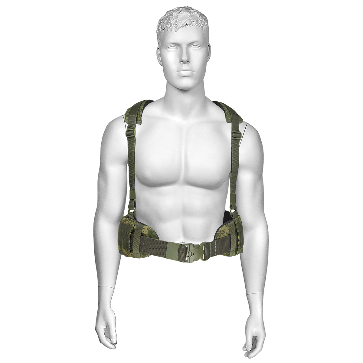 Пояс тактический малый (Д) с плечевыми ремнями и системой крепления "MOLLE" "русская цифра" №1-4