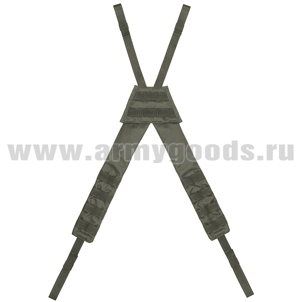 Лямки плечевые "сбруя" (для разгрузочной системы "Тактик") оливковые (с системой крепления "MOLLE")