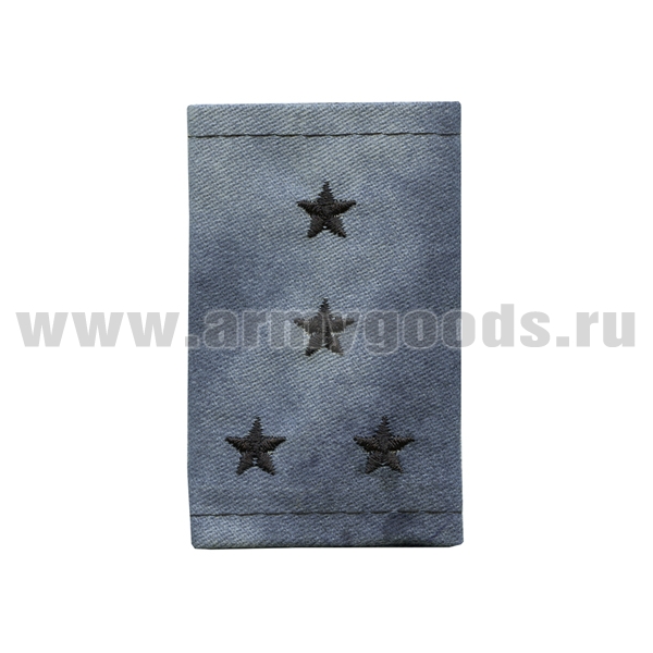 Ф/пог. Росгвардия ОМОН (расцв. "Мох-2") вышит. черн. (капитан)