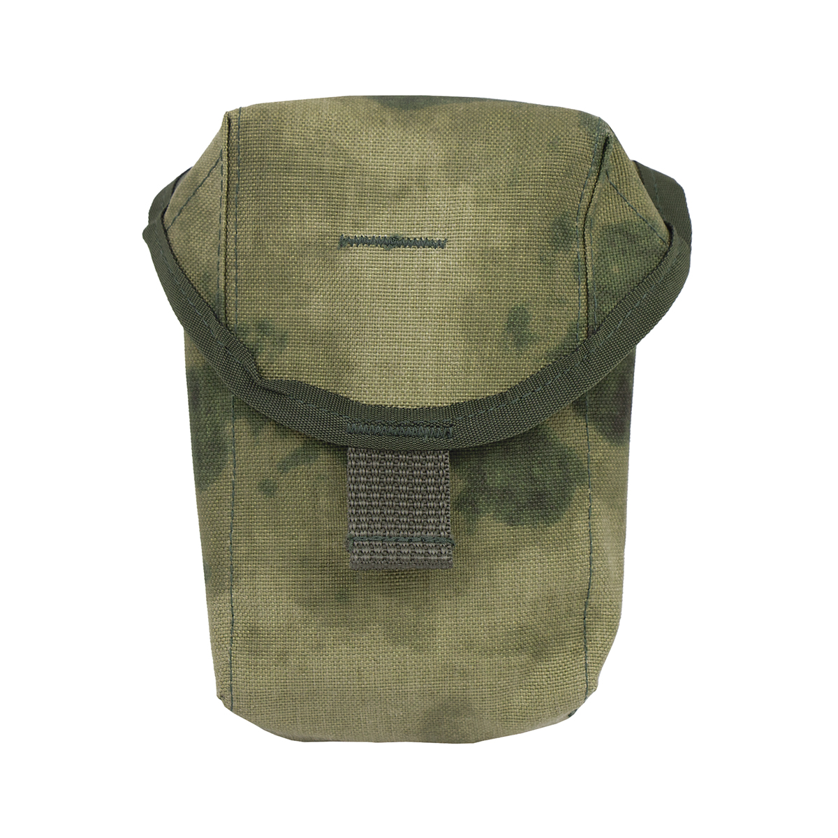 Подсумок для 2 магазинов к снайперской винтовке СВД с системой крепления "MOLLE" "мох" (A-TACS FG) ткань "Прайм"