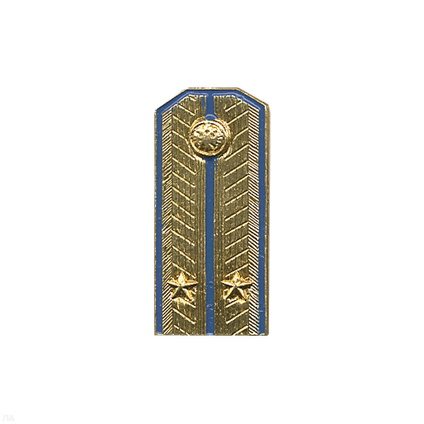 Значок мет. Погончик лейтенант (ВДВ, ВВС) на пимсе, лат.