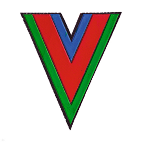Шеврон пластизолевый Казачий угол (син., красн., зел.)