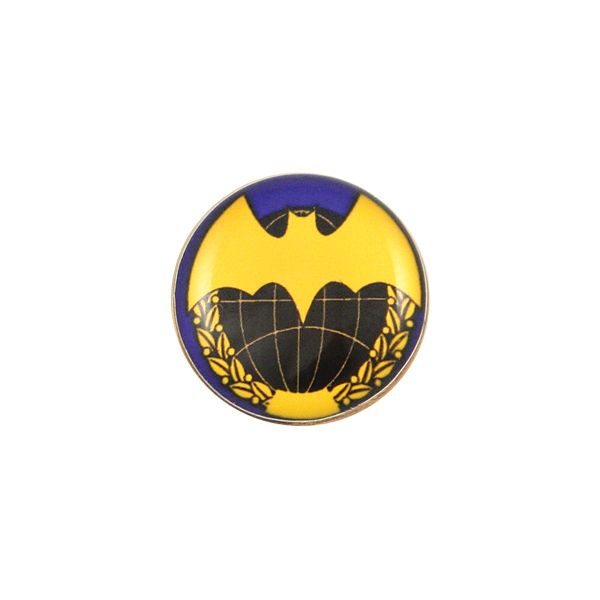 Значок мет. Летучая мышь Военная разведка (мал., круглый, смола, на пимсе)