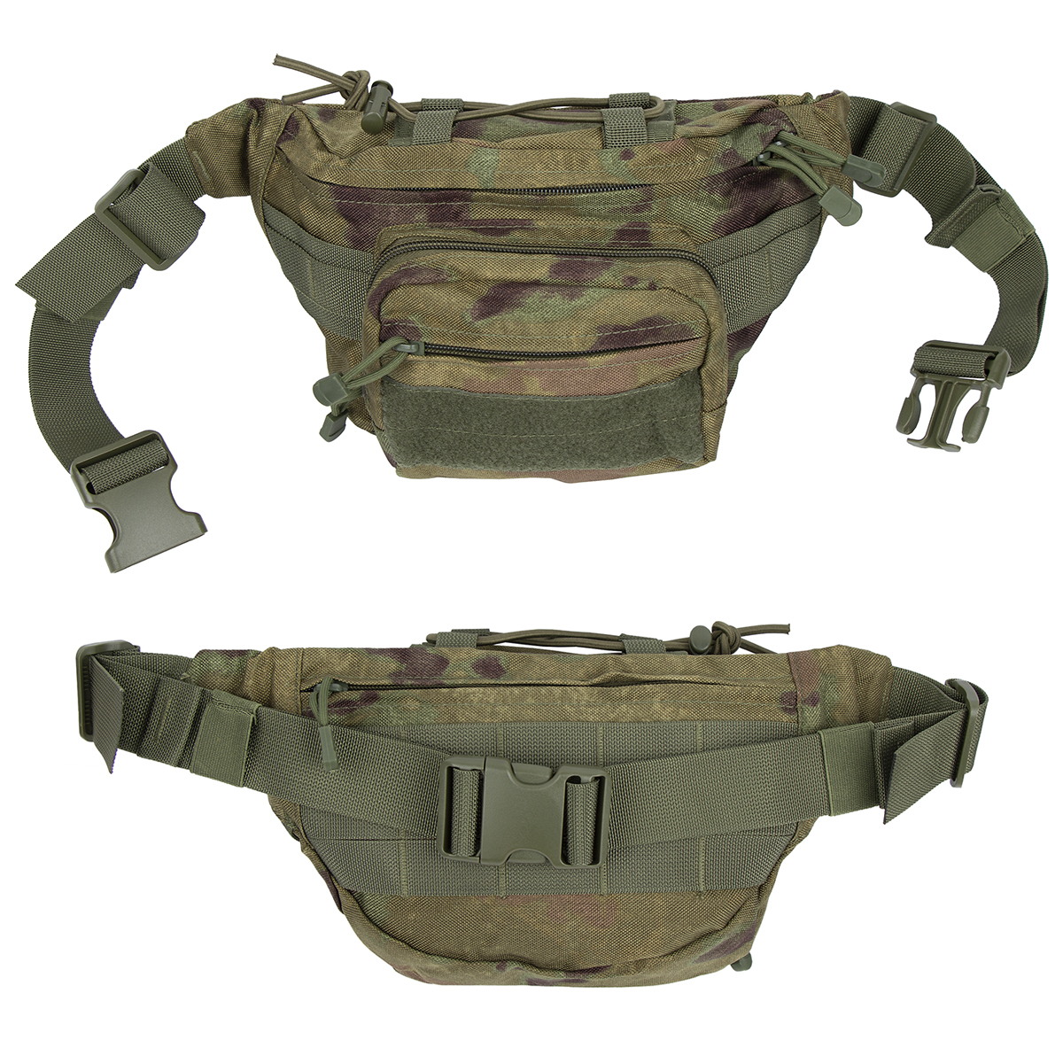 Сумка поясная тактическая (без боковых отделений) "мох" (A-TACS FG)