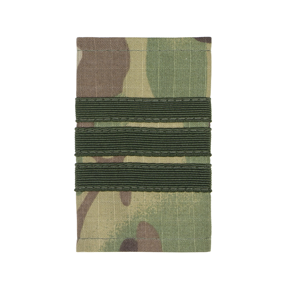 Ф/пог. "мультикам" (ткань "rip-stop") с нашит. текстильным галуном оливковым (сержант)