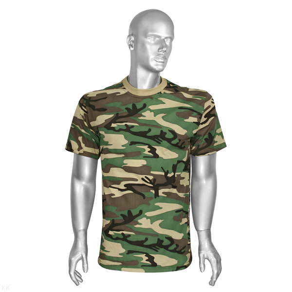 Футболка кулирка кмф зелёная