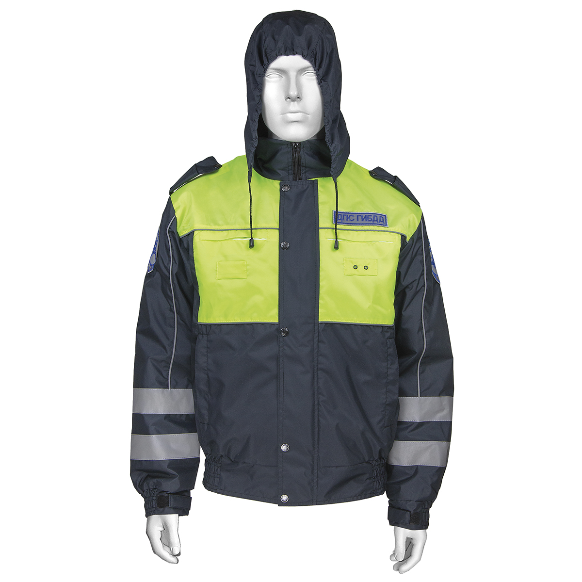 Кртк ВВЗ ДПС с сигн. вставкой нов/обр (световозвращающие канты) на стеганном подкладе