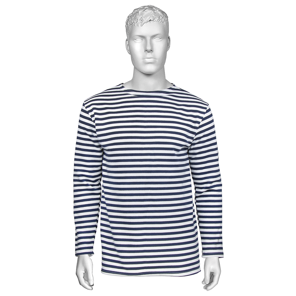 Тельняшка зим. х/б футер с начесом синяя