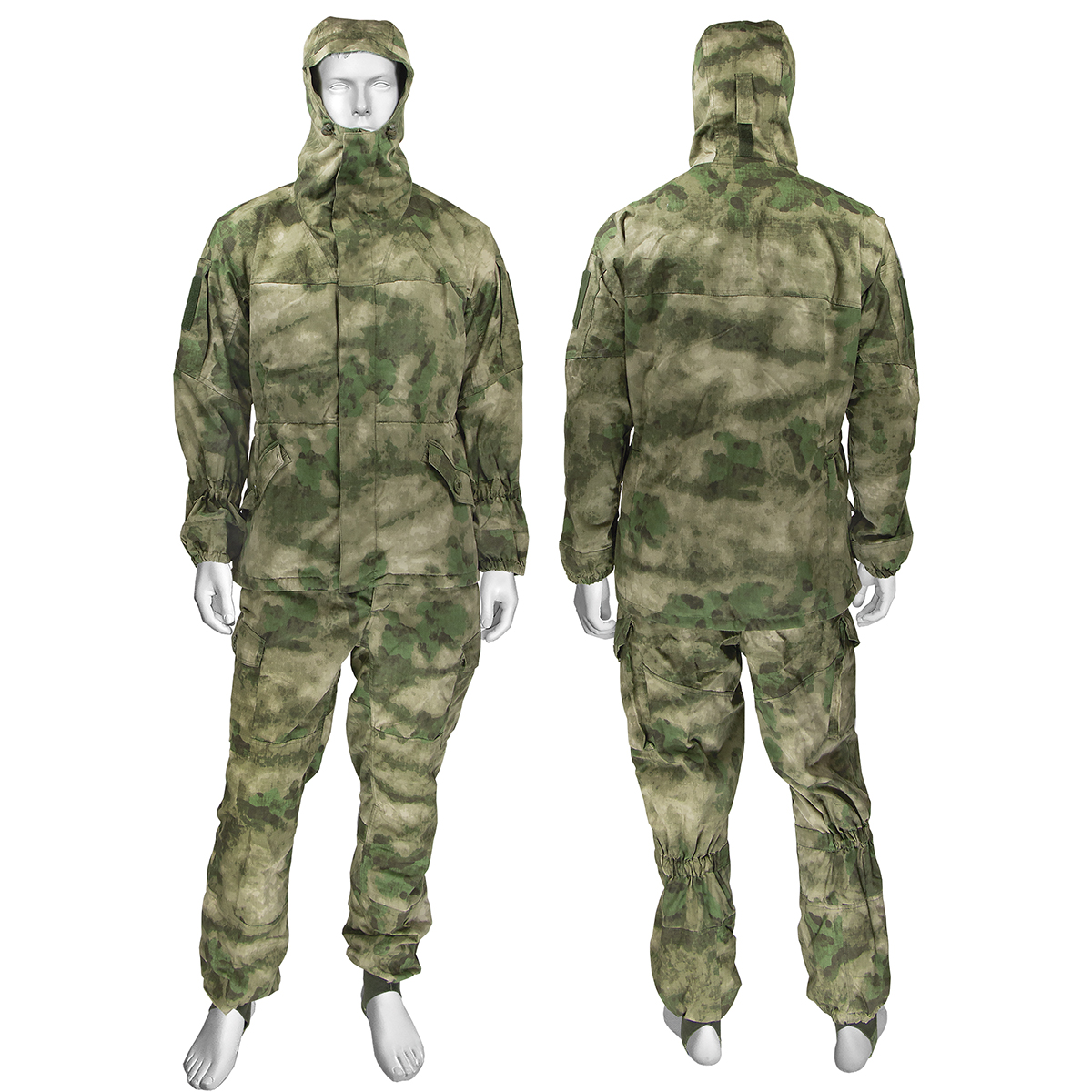 Костюм демисезонный Горка-3 "мох" (A-TACS FG) (флисовый подклад) "Барс" на молнии