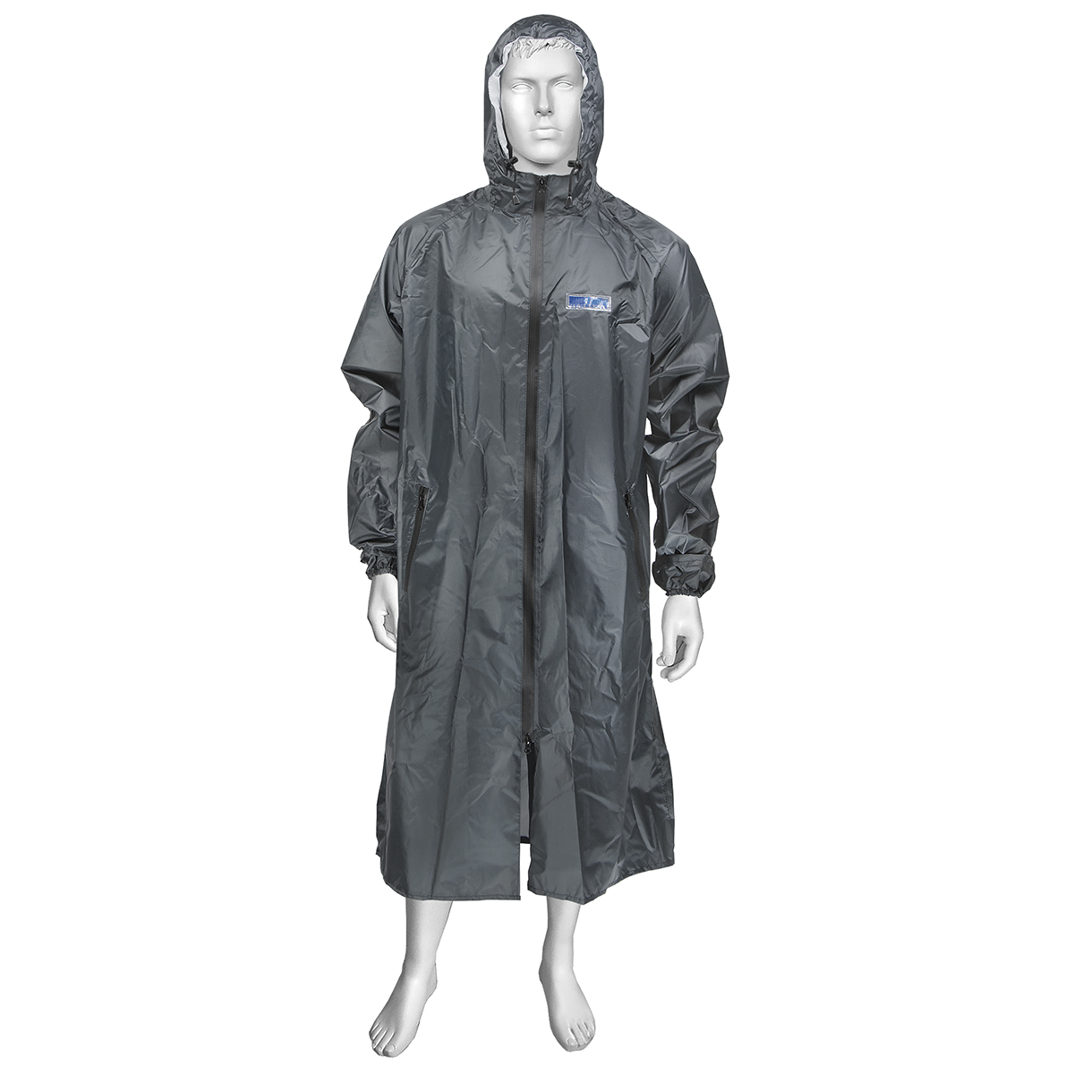 Плщ с капюшоном влагозащитный "Membrane WPL" (полиэфир 100%, покрытие полиуретан) серый (проклеенные швы)
