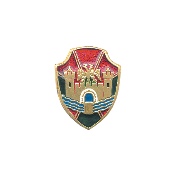 Значок мет. Символ ПО (щит мал. на закрутке)