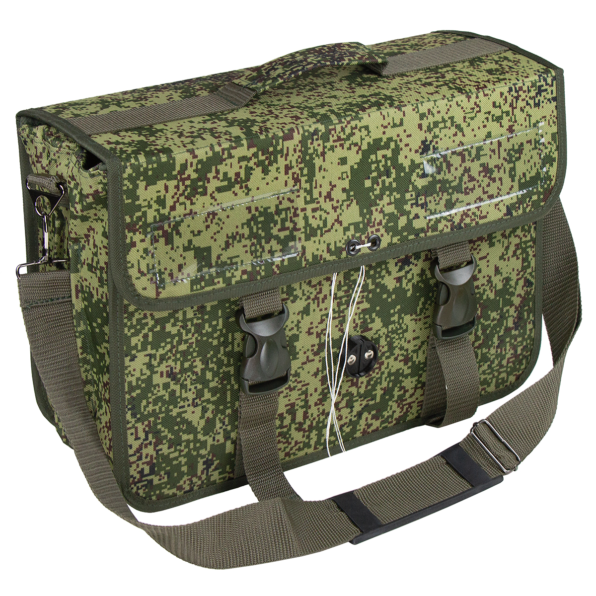 Портфель архивный №3 (три отделения) (для хранения документов с опечатыванием) (40x14x27 см) "русская цифра"