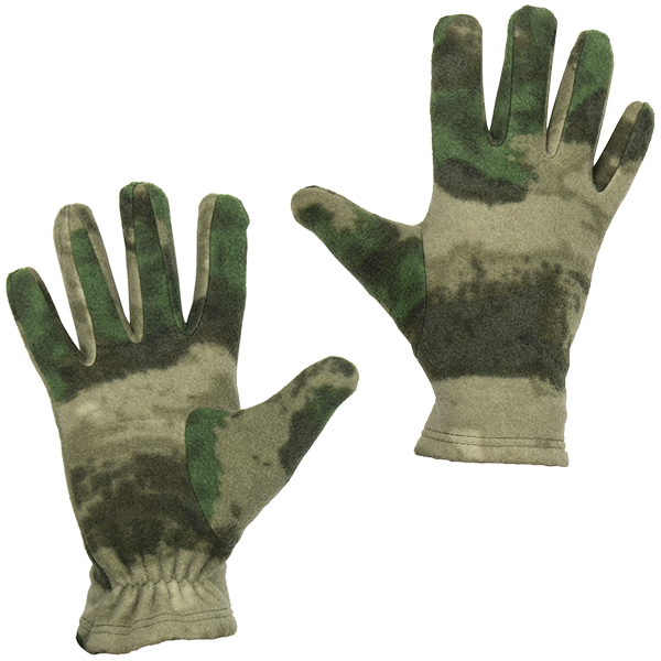 Перчатки флисовые "мох" (A-TACS FG)