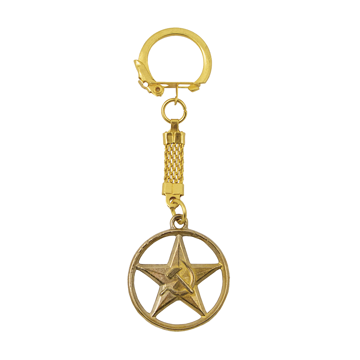 Брелок мет. Звезда СА в круге