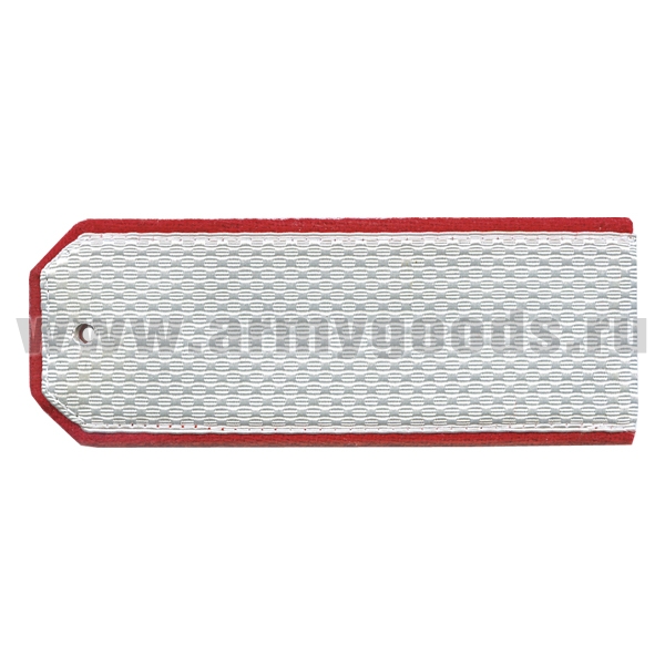 Погоны белые (красн. кант) чистые (Следственный комитет)