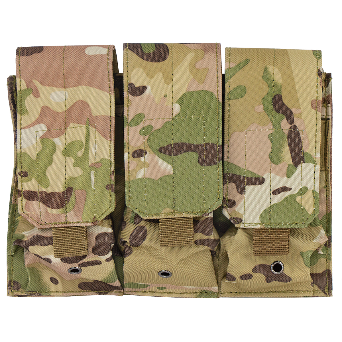 Подсумок для 3 магазинов АК ("мультикам") (с системой крепления "MOLLE")