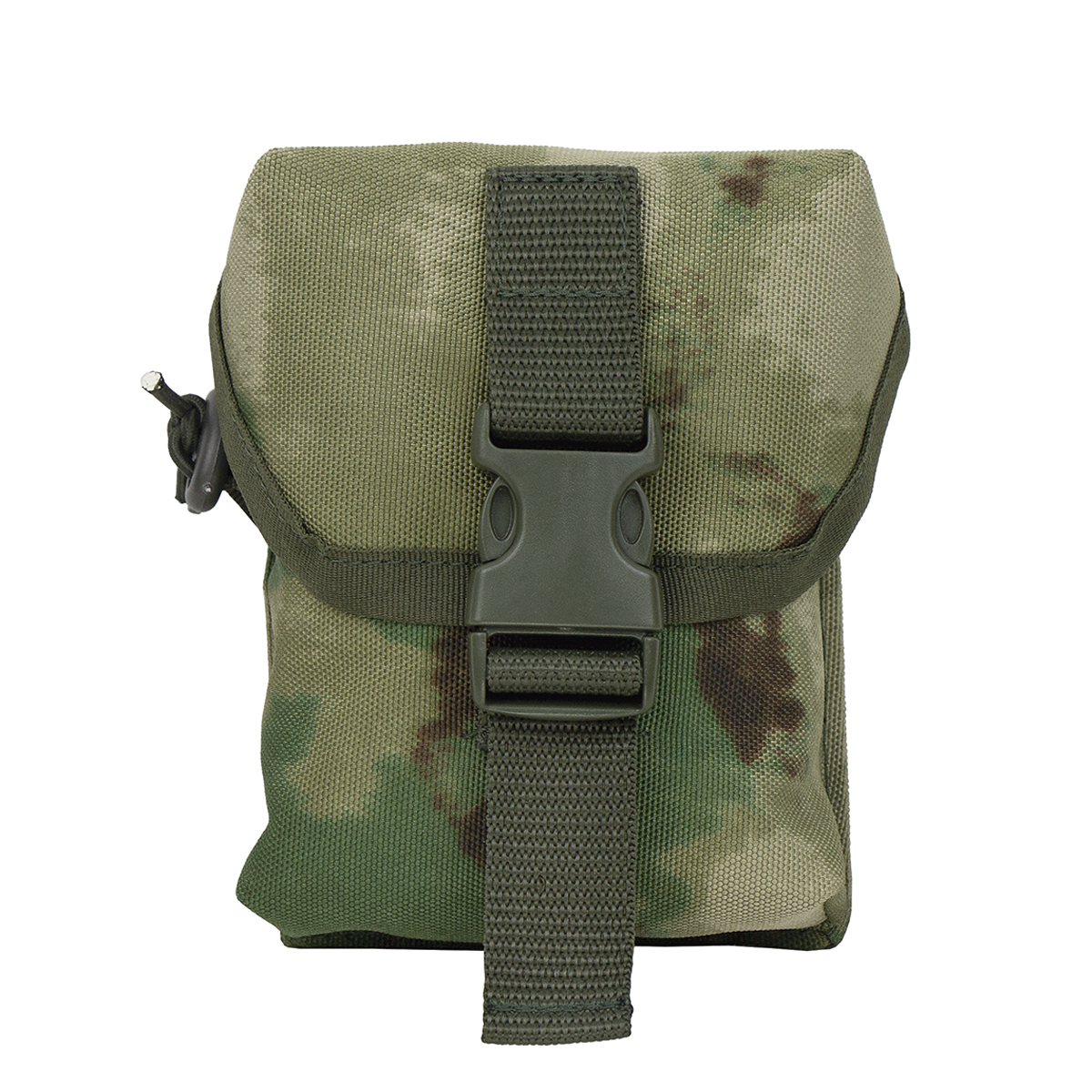 Подсумок для 1 магазина к снайперской винтовке СВД ("мох" (A-TACS FG) (с системой крепления "MOLLE")