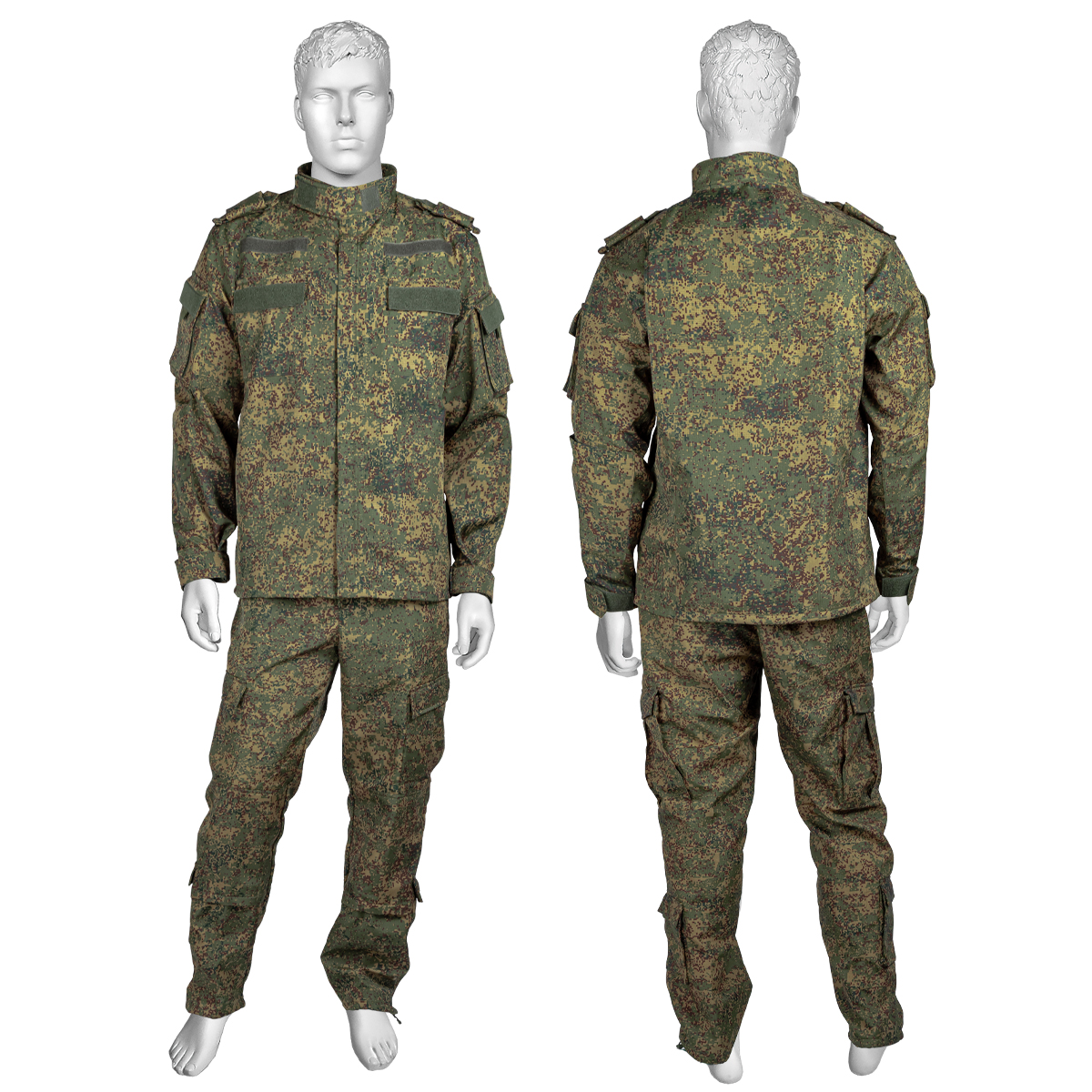 Костюм д/с ВКПО "русская цифра" (ткань микро "rip-stop", утепл. - флис) 20% хлопок, 80% полиэстер