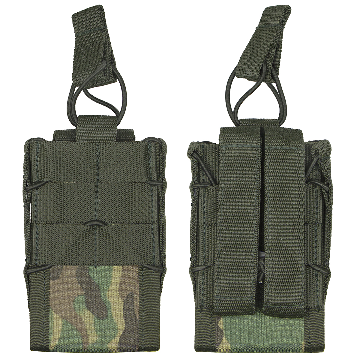 Подсумок открытого типа для 1 маг АК ("мультикам") (с системой крепления "MOLLE") 